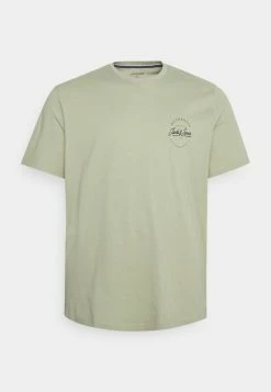 Jack & Jones JJDUSTY TEE - Print T-shirt - Tea
