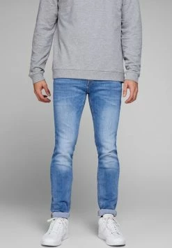 Jack & Jones TIM ORIGINAL - Slim Fit Jeans - Blue Denim