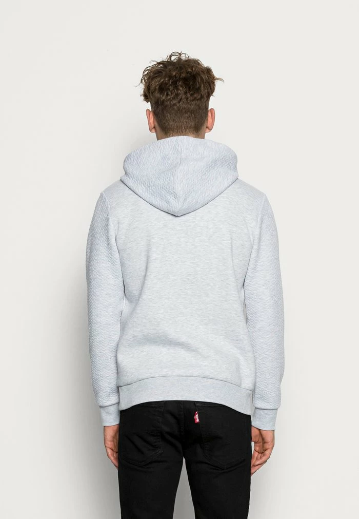 Jack & Jones JCOPOWER HOOD - Sweatshirt - Light Grey Melange 3 Jack & Jones JCOPOWER HOOD - Sweatshirt - Light Grey Melange - Image 3