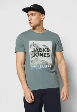 Jack & Jones JCOBOOSTER TEE CREW NECK - Print T-shirt - Trooper -Jack & Jones Shop ec8643c4f2da482f8ce20cb036be57df