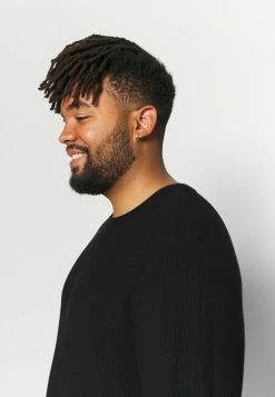 Jack & Jones JJEAARON CREW NECK - Jumper - Black -Jack & Jones Shop ecd3e6eb54474200999d0315d0d10c34