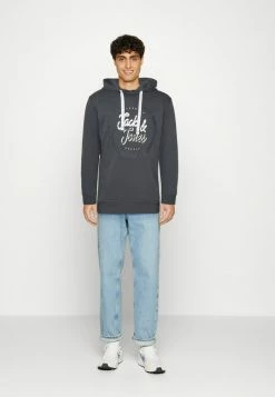 Alternative view of Jack & Jones JJSTAMP HOOD - Sweatshirt - Ombre Blue