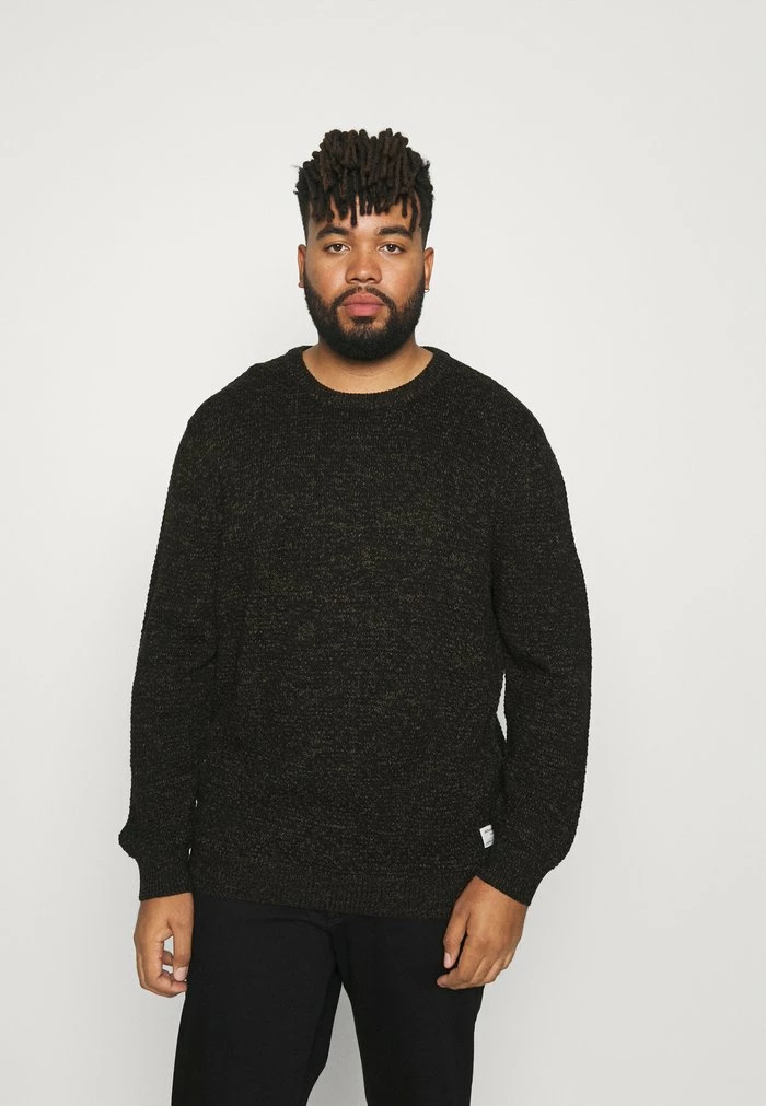 Jack & Jones JJBRAD CREW NECK - Jumper - Black 1 Jack & Jones JJBRAD CREW NECK - Jumper - Black