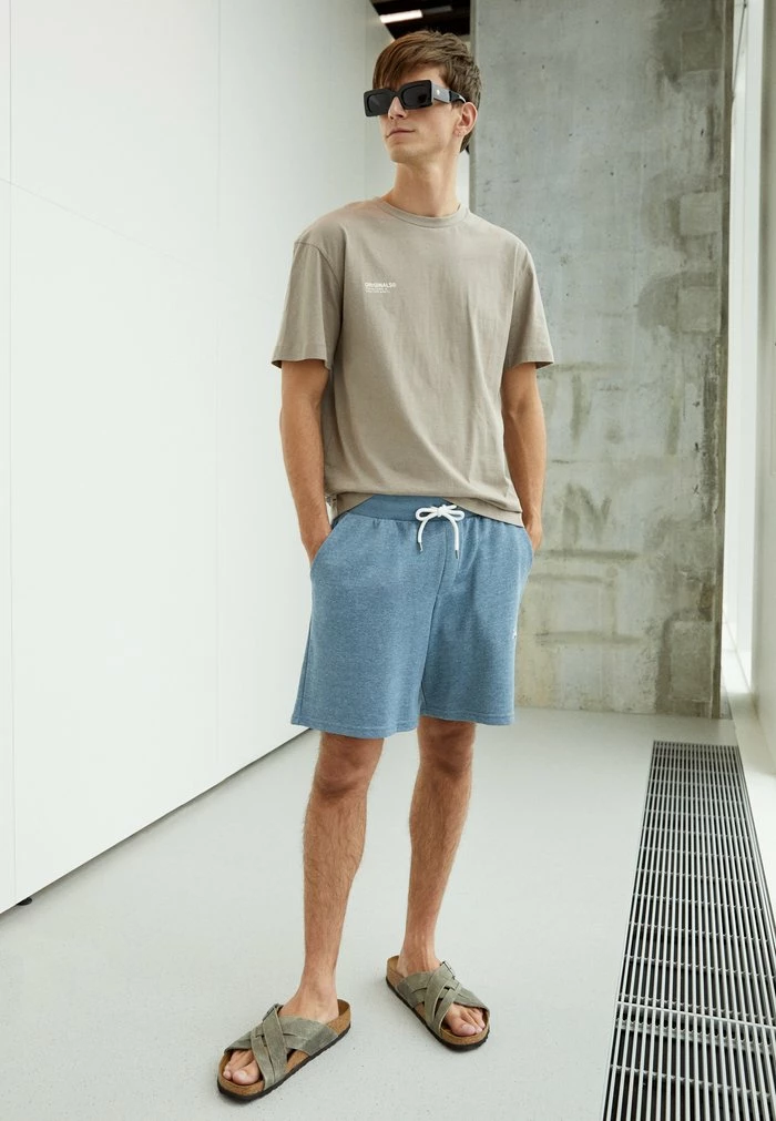Jack & Jones JORWORLD CREW NECK - Print T-shirt - Fungi 1 Jack & Jones JORWORLD CREW NECK - Print T-shirt - Fungi