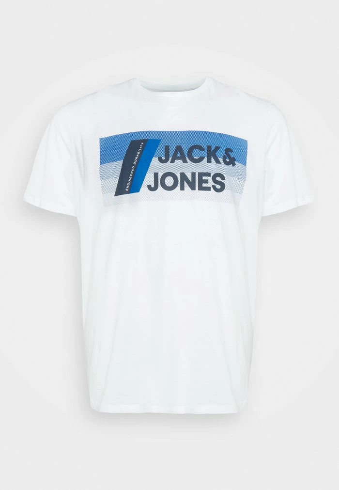 Jack & Jones JCOBOOSTER TEE CREW NECK - Print T-shirt - White 4 Jack & Jones JCOBOOSTER TEE CREW NECK - Print T-shirt - White - Image 4