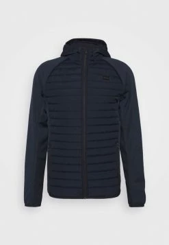 Jack & Jones JCOMULTI QUILTED JACKET - Soft Shell Jacket - Dark Blue