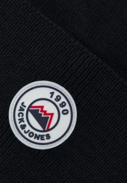 Jack & Jones JACMONACO LONG BEANIE - Beanie - Black -Jack & Jones Shop f074b81732314f7d85cfe3c2df0f7854
