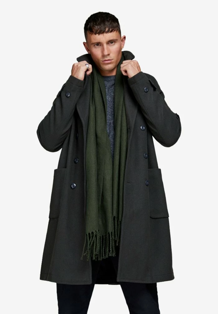 Jack & Jones JACSOLID SCARF - Scarf - Olive 1 Jack & Jones JACSOLID SCARF - Scarf - Olive