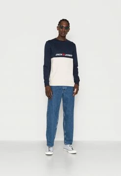 Alternative view of Jack & Jones JORCORPS BLOCKING CREW - Sweatshirt - Navy Blazer