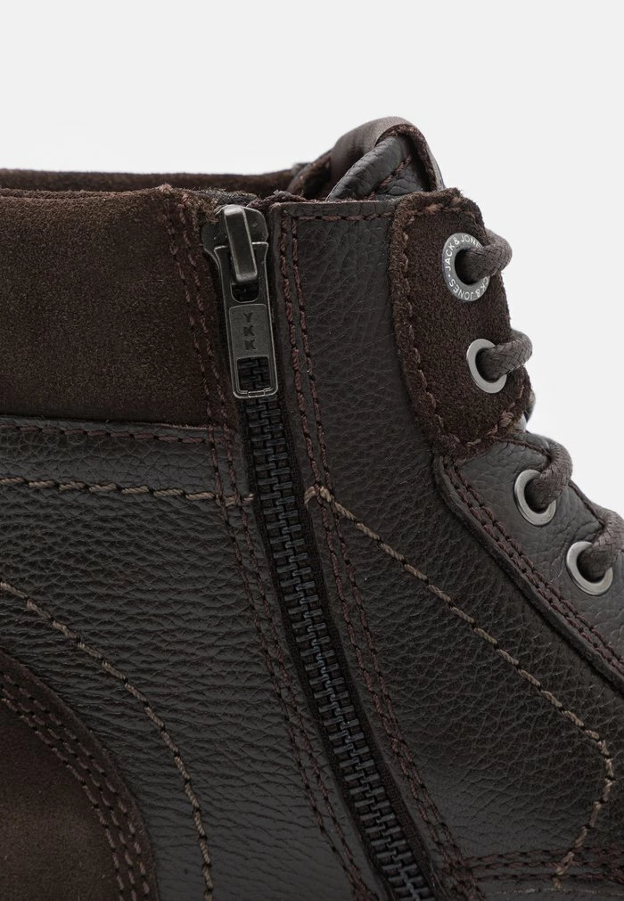 Jack & Jones JFWBURGESS MID BOOT - Lace-up Ankle Boots - Java 6 Jack & Jones JFWBURGESS MID BOOT - Lace-up Ankle Boots - Java - Image 6