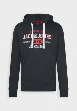 Jack & Jones JJSTAMP HOOD - Sweatshirt - Navy Blazer -Jack & Jones Shop f107302cace74ed4a70f9e21538f1f80