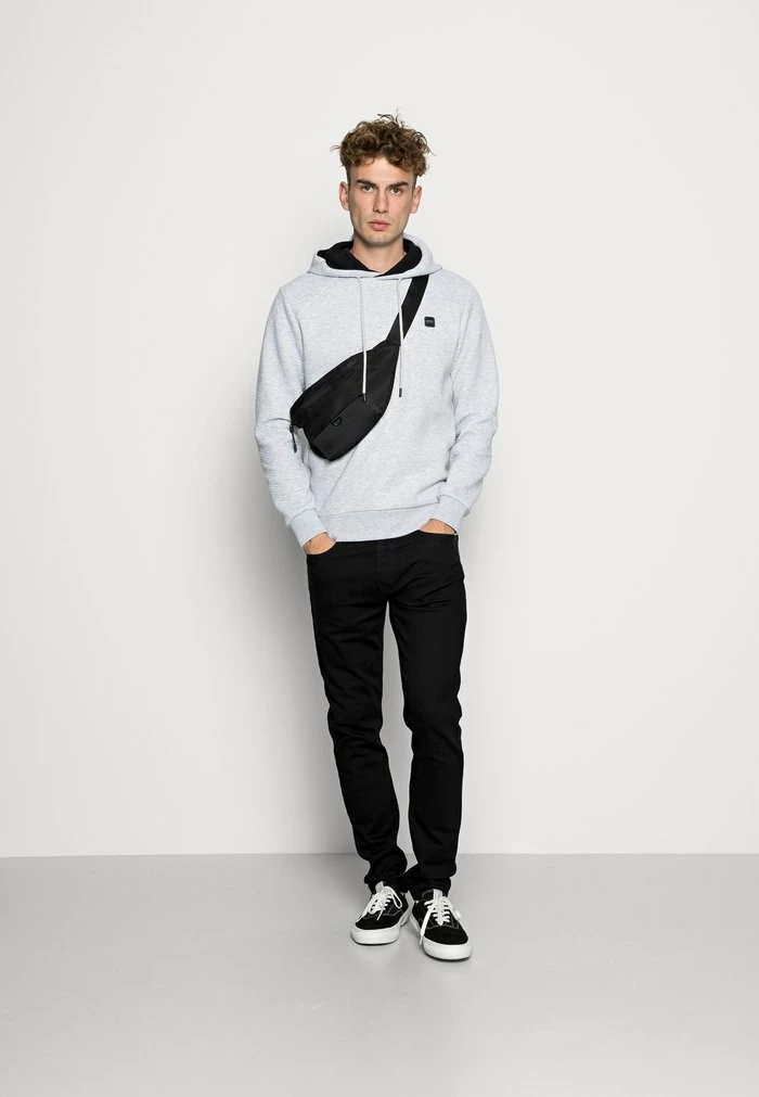 Jack & Jones JCOPOWER HOOD - Sweatshirt - Light Grey Melange 2 Jack & Jones JCOPOWER HOOD - Sweatshirt - Light Grey Melange - Image 2