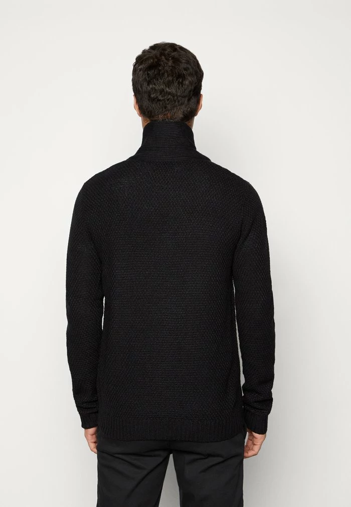 Jack & Jones JJCRAIG SHAWL NECK CARDIGAN - Cardigan - Black 3 Jack & Jones JJCRAIG SHAWL NECK CARDIGAN - Cardigan - Black - Image 3