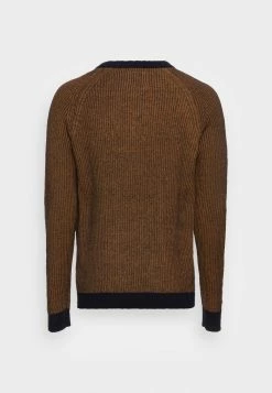 Alternative view of Jack & Jones JJPANNEL CREW NECK - Jumper - Rubber/navy Blazer
