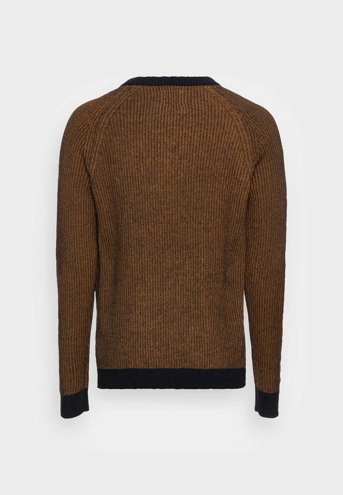 Jack & Jones JJPANNEL CREW NECK - Jumper - Rubber/navy Blazer 2 Jack & Jones JJPANNEL CREW NECK - Jumper - Rubber/navy Blazer - Image 2