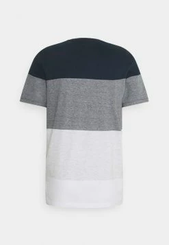 Alternative view of Jack & Jones JORLAGUNA STRIPE TEE CREW NECK - Print T-shirt - Navy Blazer