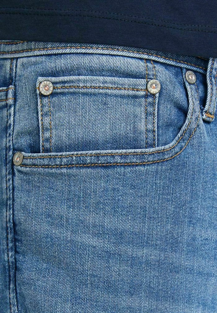 Jack & Jones Straight Leg Jeans - Blue Denim 7 Jack & Jones Straight Leg Jeans - Blue Denim - Image 7