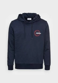 Jack & Jones JJDEVIN HOOD - Hoodie - Navy Blazer