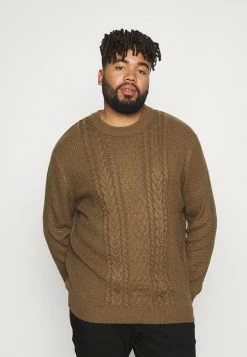Jack & Jones JJCRAIG CREW NECK - Jumper - Sepia Tint
