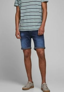 Jack & Jones JEANSSHORTS RICK ICON GE 011 - Denim Shorts - Blue Denim