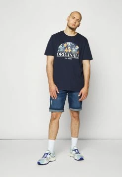 Jack & Jones JORFLOWER BRANDING - Print T-shirt - Navy Blazer -Jack & Jones Shop f2e21c5edbfb483593d126d3dfc3ba01