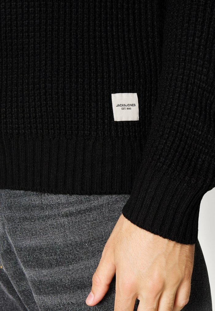 Jack & Jones JJENICK SHAWL NECK - Jumper - Black 5 Jack & Jones JJENICK SHAWL NECK - Jumper - Black - Image 5