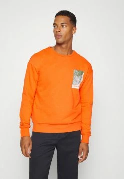 Jack & Jones JCODES CREW NECK - Sweatshirt - Mandarin Orange