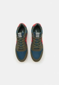 Jack & Jones JFWSTANZA COMBO 2.0 - Trainers - Dark Olive/blue/red -Jack & Jones Shop f3ee45b32b684712b0440dee2c808065