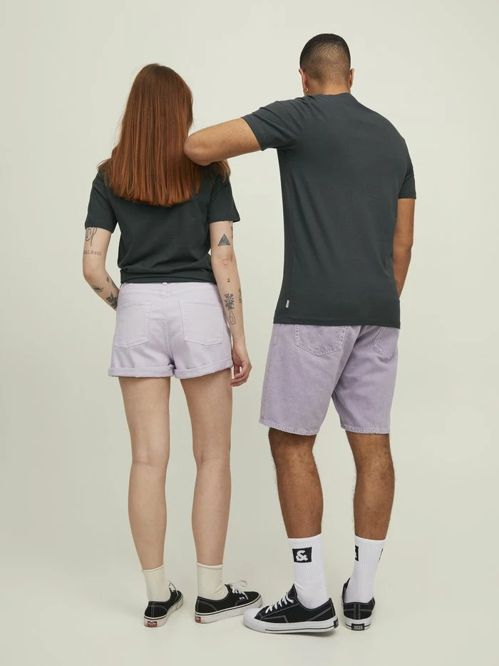 Jack & Jones TEE SS O NECK NOOS - Basic T-shirt - Asphalt 3 Jack & Jones TEE SS O NECK NOOS - Basic T-shirt - Asphalt - Image 3