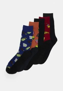 Jack & Jones JACSNACK SOCKS 5 PACK - Socks - Galaxy Blue/raw Sienna/scarlet Sage/navy Blazer/black