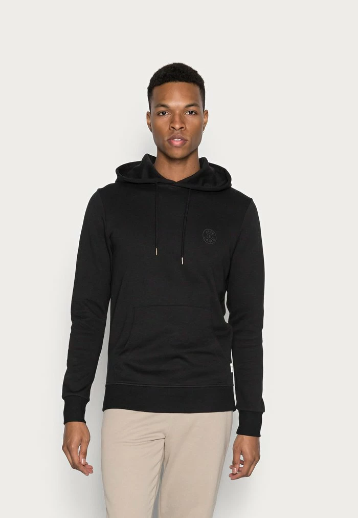 Jack & Jones JJEBASIC LOGO HOOD - Hoodie - Black 1 Jack & Jones JJEBASIC LOGO HOOD - Hoodie - Black