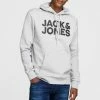 Jack & Jones JJECORP LOGO HOOD - Hoodie - Light Grey