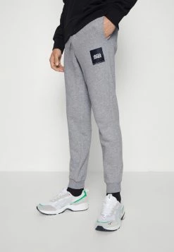 Jack & Jones JPSTGORDON JJJILOCK PANTS - Tracksuit Bottoms - Light Grey Melange