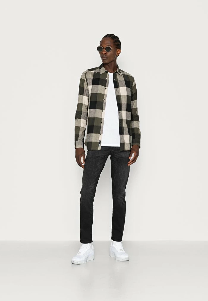 Jack & Jones JJIGLENN JJFOX - Slim Fit Jeans - Black Denim 2 Jack & Jones JJIGLENN JJFOX - Slim Fit Jeans - Black Denim - Image 2