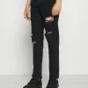 Jack & Jones JJIMIKE JJORIGINAL - Straight Leg Jeans - Black Denim