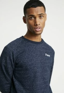 Jack & Jones JORHIDE CREW NECK - Sweatshirt - Navy Blazer -Jack & Jones Shop f687bac2515847fd8e0cb591a43e08ae