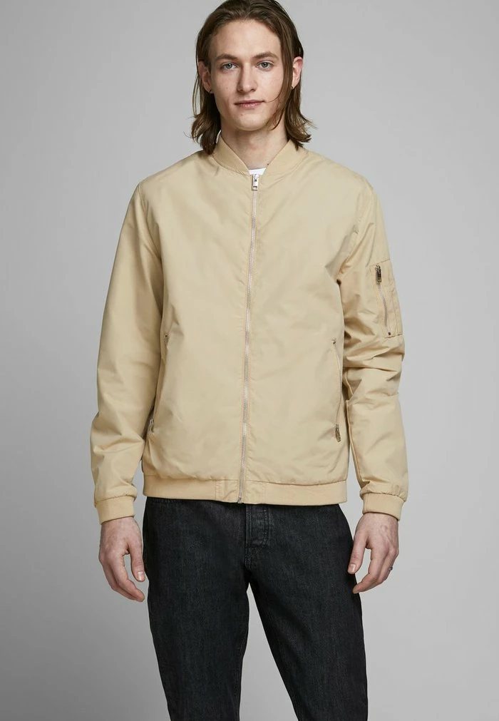 Jack & Jones BOMBER NOOS - Bomber Jacket - Safari 1 Jack & Jones BOMBER NOOS - Bomber Jacket - Safari