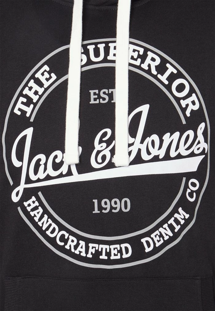 Jack & Jones JJBRAT HOOD - Hoodie - Black 3 Jack & Jones JJBRAT HOOD - Hoodie - Black - Image 3