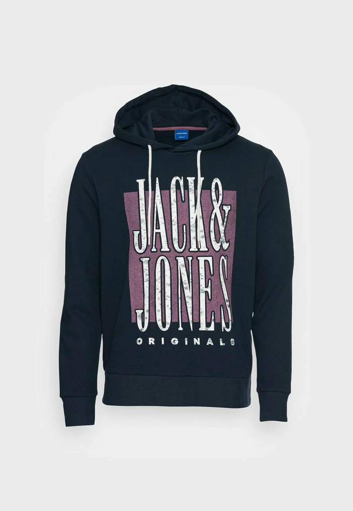 Jack & Jones JORJARL HOOD - Sweatshirt - Navy 4 Jack & Jones JORJARL HOOD - Sweatshirt - Navy - Image 4