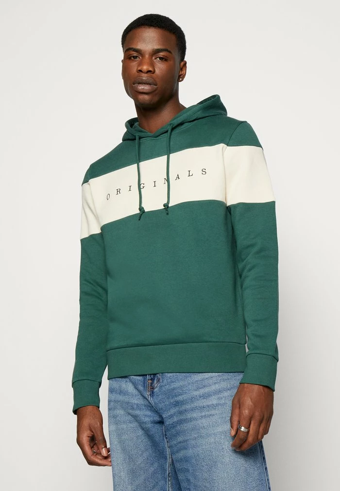 Jack & Jones JORCOPENHAGEN PANEL HOOD - Sweatshirt - Trekking Green 4 Jack & Jones JORCOPENHAGEN PANEL HOOD - Sweatshirt - Trekking Green - Image 4