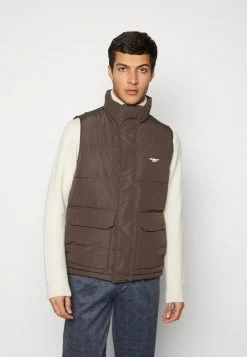 Jack & Jones JORSENCE BODYWARMER - Waistcoat - Seal Brown