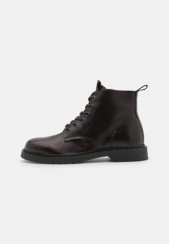 Jack & Jones JFWHASTINGS BOOTS - Lace-up Ankle Boots - Brown Stone