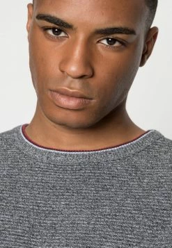 Jack & Jones JJRYDER CREW NECK - Jumper - Black/grey 9 Jack & Jones JJRYDER CREW NECK - Jumper - Black/grey -Jack & Jones Shop f93ef2497f404bcd9028bbb6d7324ee4