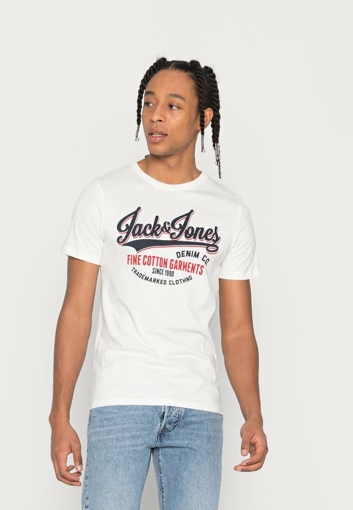 Jack & Jones 3er Pack - Print T-shirt - Navy 2 Jack & Jones 3er Pack - Print T-shirt - Navy - Image 2