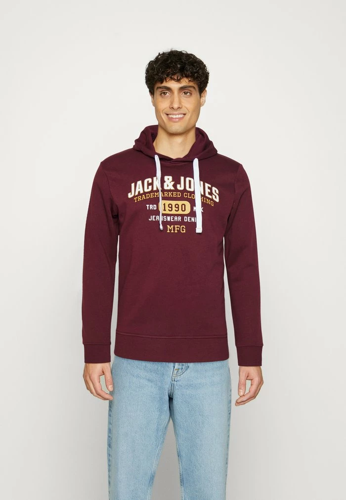 Jack & Jones JJSTAMP HOOD - Sweatshirt - Port Royale 1 Jack & Jones JJSTAMP HOOD - Sweatshirt - Port Royale
