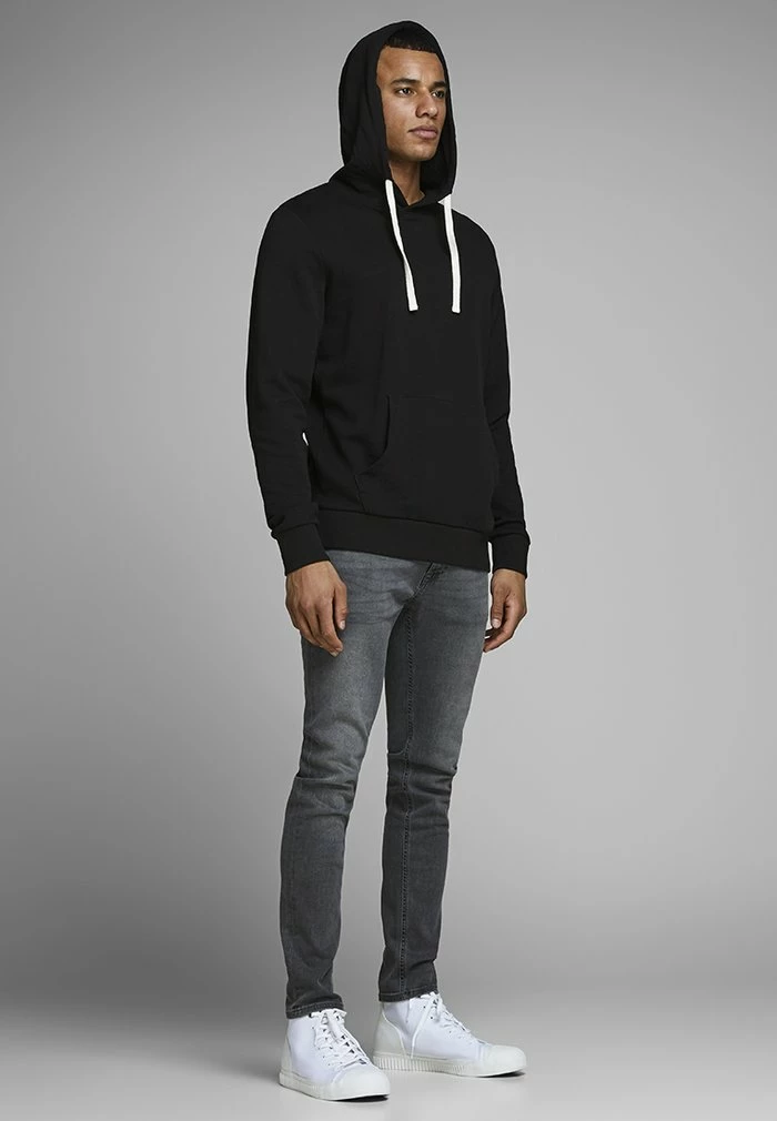 Jack & Jones Hoodie - Black 2 Jack & Jones Hoodie - Black - Image 2