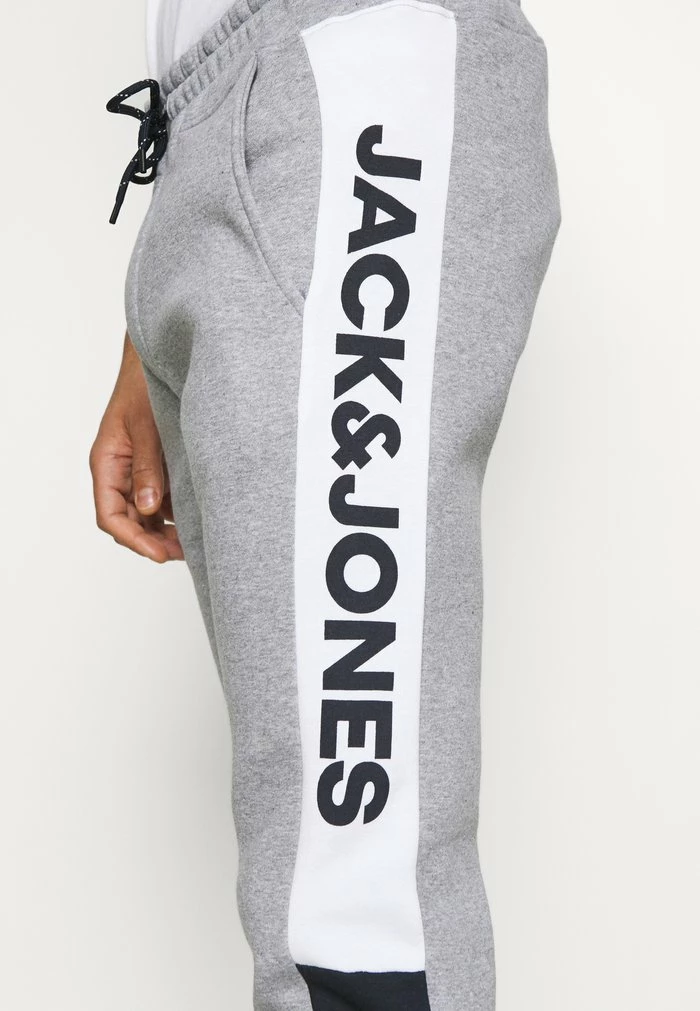 Jack & Jones JJIWILL LOGO JJBLOCKING P. VG NOOS - Tracksuit Bottoms - Light Grey Melange 5 Jack & Jones JJIWILL LOGO JJBLOCKING P. VG NOOS - Tracksuit Bottoms - Light Grey Melange - Image 5