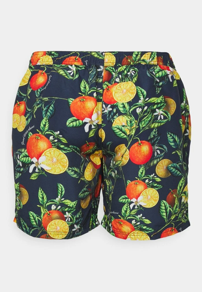 Jack & Jones ICRETE SWIM FLOWERS - Swimming Shorts - Navy Blazer 2 Jack & Jones ICRETE SWIM FLOWERS - Swimming Shorts - Navy Blazer - Image 2