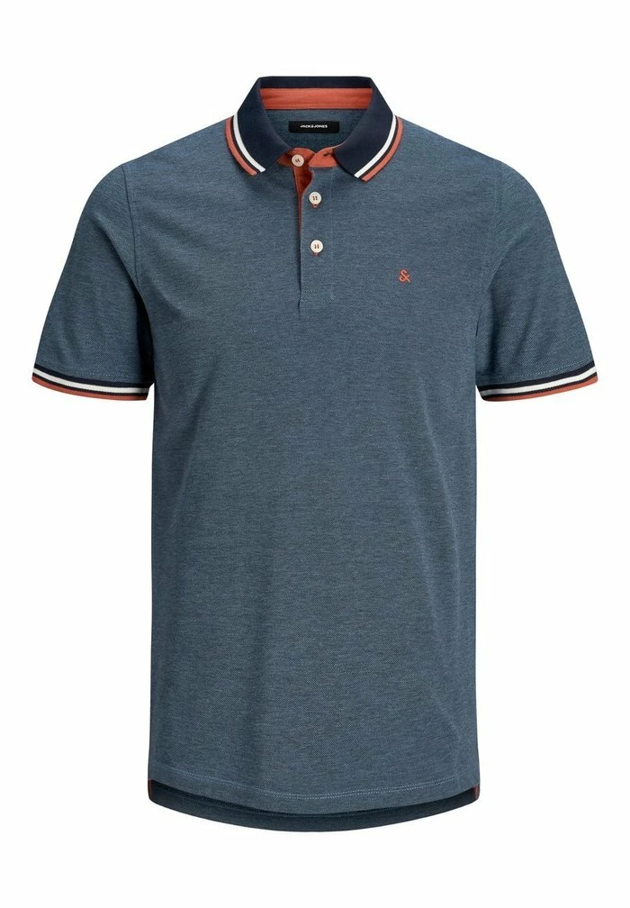 Jack & Jones JJEPAULOS - Polo Shirt - Denim Blue 7 Jack & Jones JJEPAULOS - Polo Shirt - Denim Blue - Image 7