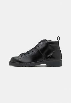 Jack & Jones JFWFLEMING BOOTS - Lace-up Ankle Boots - Black